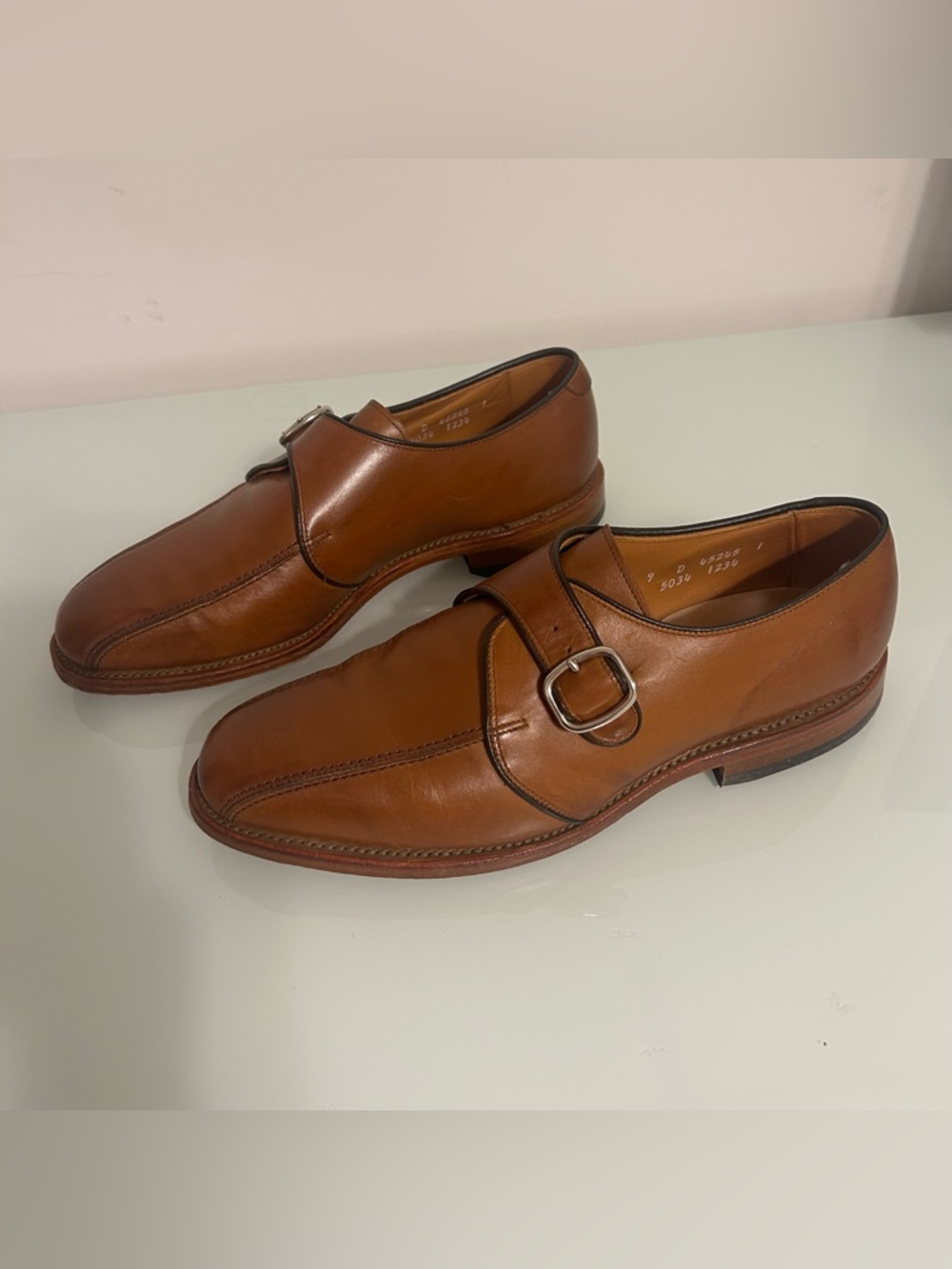 Allen Edmonds Concord Monk Strap Dress Shoes Men's Size 9 D - Picture 2 of 12
